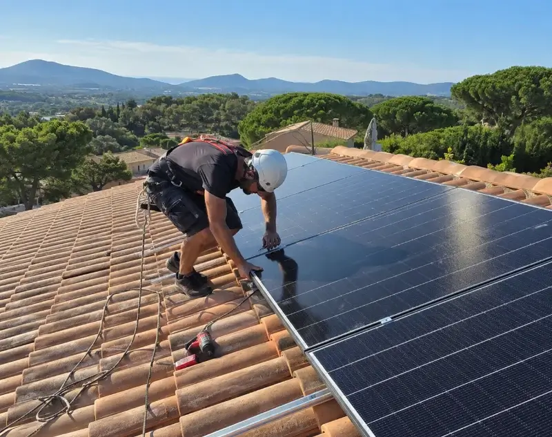Installateur panneaux solaires Les Adrets-de-l'Estérel — pose photovoltaïque sur toiture