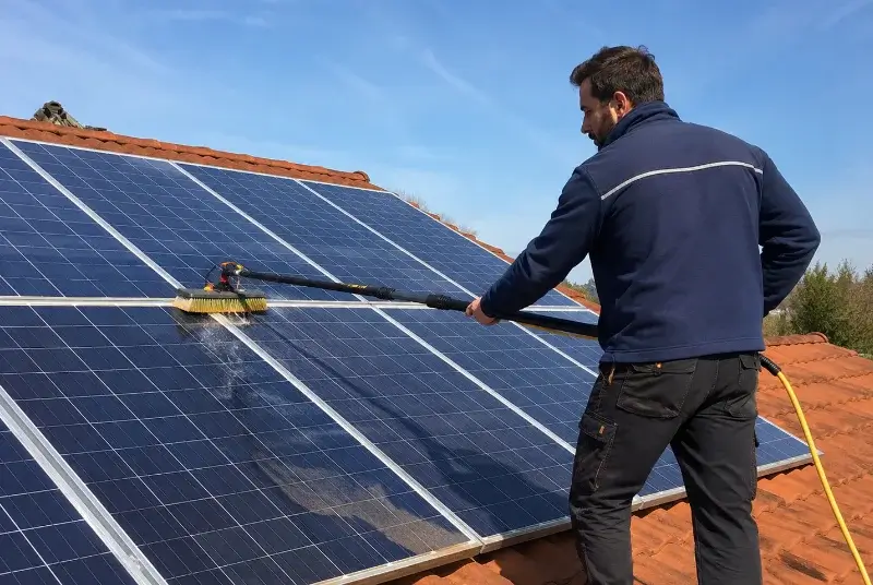 Nettoyage et entretien de panneaux solaires aux Adrets-de-l'Estérel