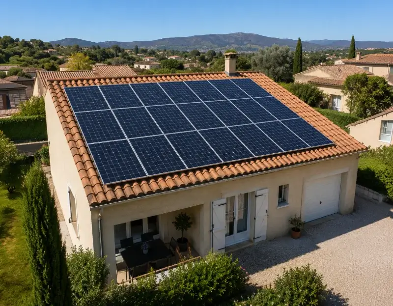 Prime à l'autoconsommation panneaux solaires Les Adrets-de-l'Estérel — aide financière de l'État